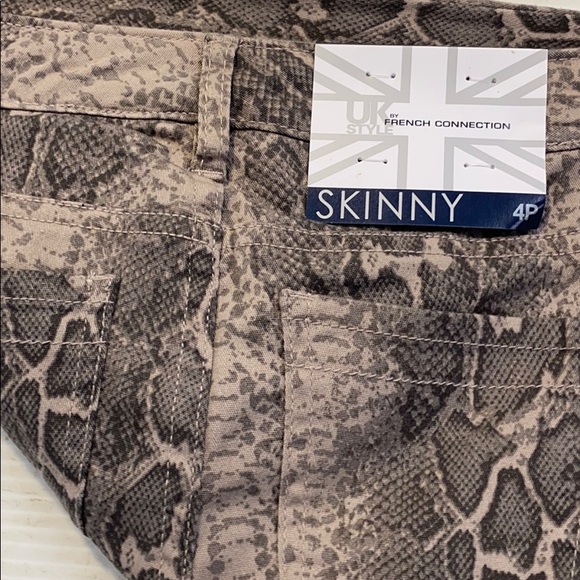 New French Connection Python Chic Skinny pants - Picture 4 of 8